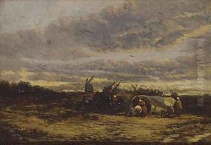 The gypsy encampment, Suffolk