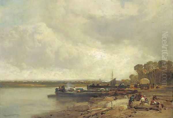 Loading the barges - view 1
