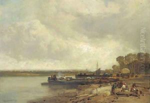 Loading the barges