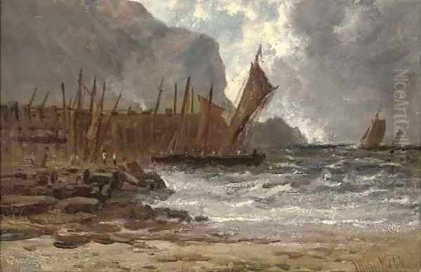 On the Devonshire coast - view 1