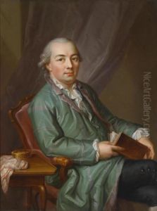 Portrait Of Johannes Jenner by Emmanuel Jakob Handmann