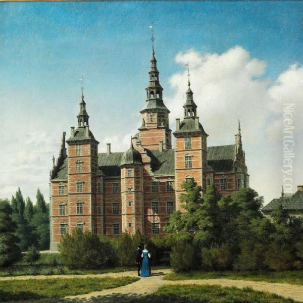 View Of Rosenborg Castle In Copenhagen - view 1