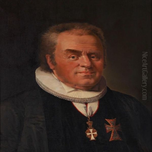 Portrait Of Bishop Peter Outzen Boisen - view 1