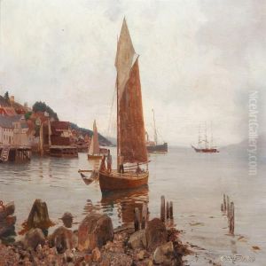Coastal Scene From A Harbour Village Coastal Scene From A Harbour Village