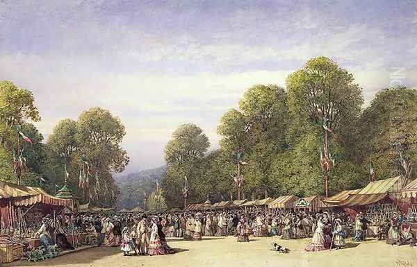 Festival at St. Cloud, c.1860 - view 1