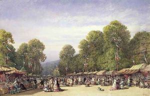 Festival at St. Cloud, c.1860 by William Wyld