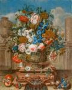 Composition Florale Dans Un Parc
