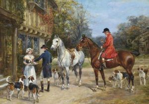 A Toast Before The Hunt by Heywood Hardy