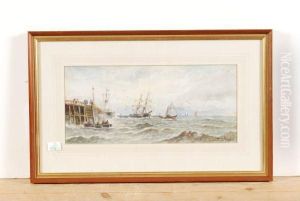 Vessels Off The Coast In A Squall Vessels Off The Coast In A Squall