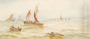 A Busy Channel by Thomas Bush Hardy