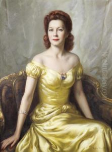 Portrait Of A Lady by Nicholas Basil Haritonoff