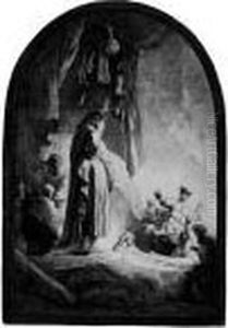 La Resurrezione Di Lazzaro by Harmenszoon van Rijn Rembrandt