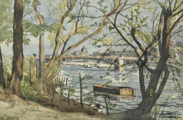 Le Pont Du Carrousel Sur La Seine - view 1
