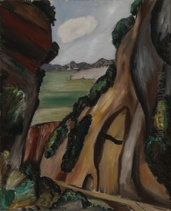Gorges Du Loup, Provence by Marsden Hartley