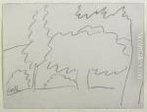 Untitled (landscape With Five Trees) - view 1