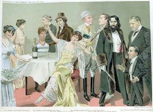 His Majesty's Servants, a 'Spy' cartoon from the supplement to The World, 21st December 1909 by Leslie Mathew Ward