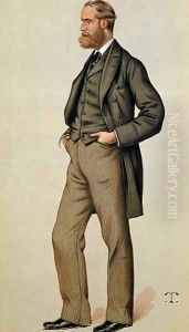 Portrait of Charles Stewart Parnell (1846-91) illustration from Vanity Fair, pub. Sept. 11, 1880 by Leslie Mathew Ward
