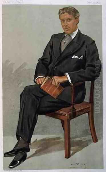 Aubrey Tanqueray, Spy cartoon of the character from the play 'The Second Mrs Tanqueray' by Arthur Pinero, from Vanity Fair, 22nd February 1894 - view 1