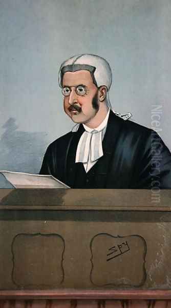 A Judicial Churchman, from Vanity Fair, 24th November 1898 - view 1