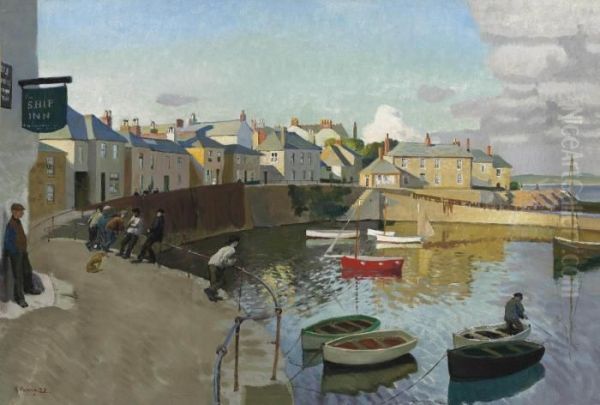 Mousehole Harbour, Cornwall - view 1