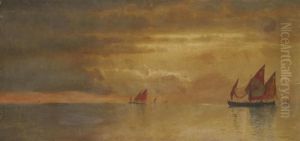 Fishermen On The Venetian Lagoon by William Stanley Haseltine