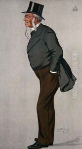 An Irish Lawyer, from Vanity Fair, 14th September 1890 by Leslie Mathew Ward