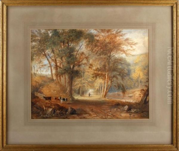 Landscape With Cattle (thames Valley?) - view 1