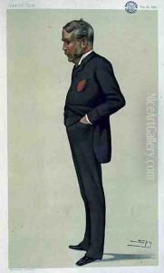 Patience, a Spy caricature of William Schwenck Gilbert (1836-1911) from Vanity Fair, 21st May 1881