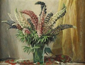 "blumenstraus In Vase" by Karl Hayd