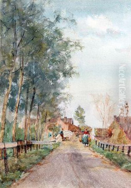 In A Dutch Village - view 1