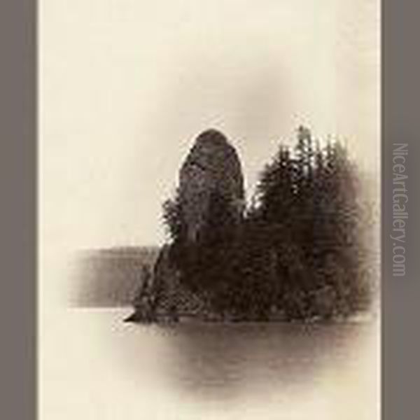 Vignette/rooster Rock - view 1