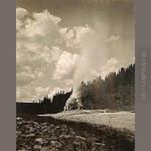 Lone Star Geyser by Frank Jay Haynes
