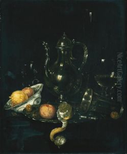 A Still Life by Willem Claesz. Heda