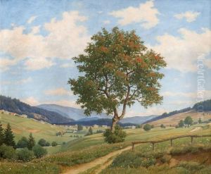 "bernauer Landschaft (landscape Of Bernau)" by Joseph Julius Heffner