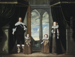 Group Portrait Of An Aristocratic Family