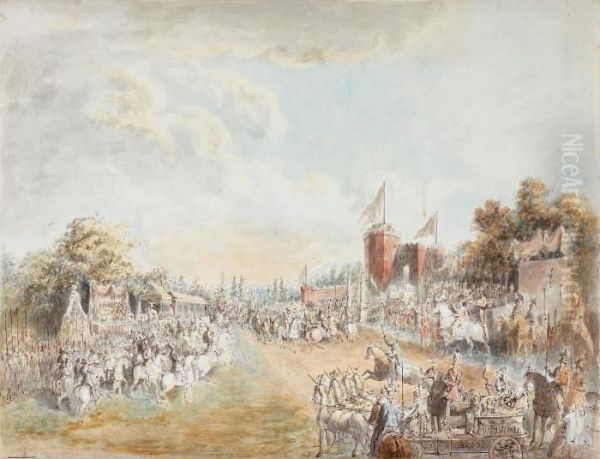 Den Fortrollade Skogen, Karusell, Drottningholm 1785 - view 1