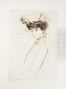La Duchesse De Marlborough by Paul Cesar Helleu