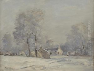 Farmstead Under Snow