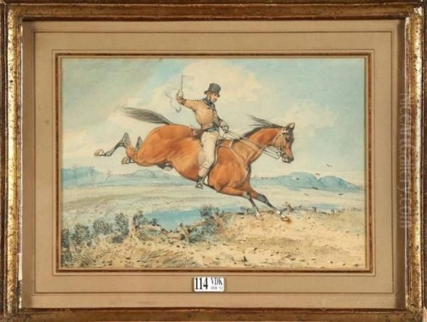 Cavalier Passant Le Gue - view 1