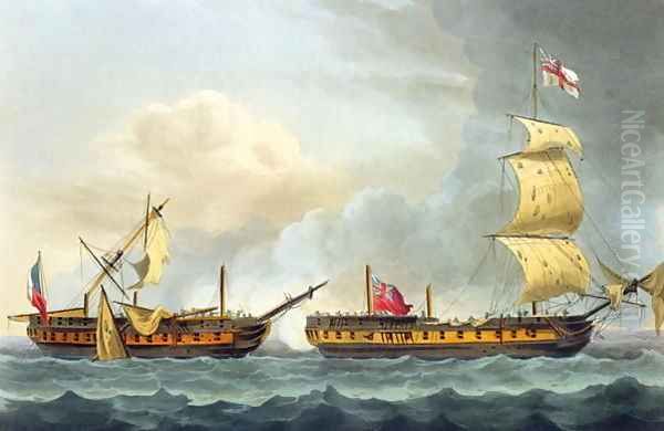 Capture of La Fique January 5th 1795 - view 1