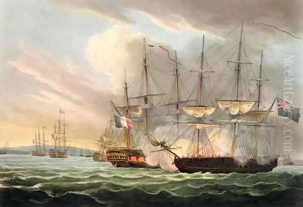 Destruction of the French Fleet in Basque Roads - view 1