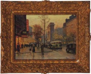 A Boulevard In Paris