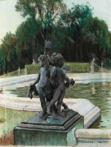 Figurengruppe Im Park Von Versailles Figurengruppe Im Park Von Versailles