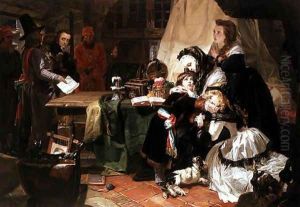 Marie Antoinette and her children by Edward Matthew Ward