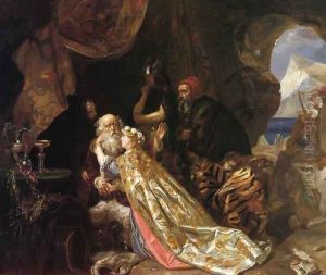 King Lear and Cordelia by Edward Matthew Ward