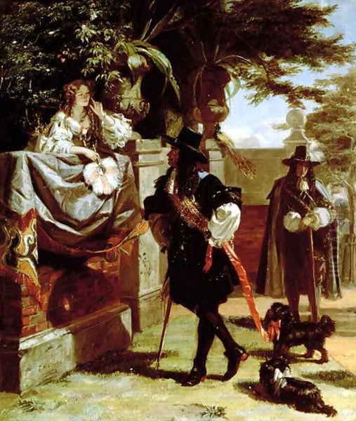 Charles II (1630-85) and Nell Gwynne (1650-87) - view 1