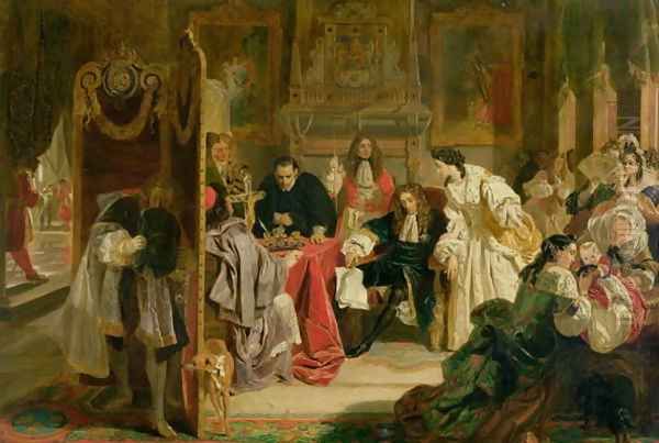 King James II (1633-1701) Receiving the News of the Landing of William of Orange in 1688, 1851 - view 1