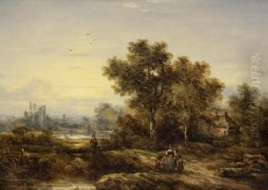 Pastoral With Church Beyond