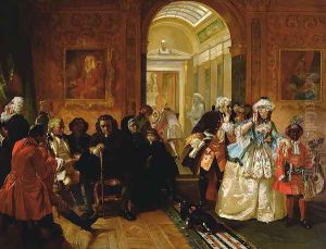 Lord Chesterfield's Ante-Room in 1748, 1869 by Edward Matthew Ward