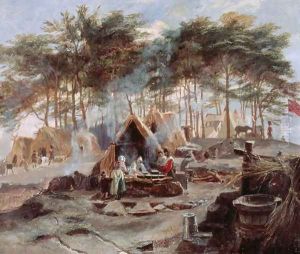 Chobham Camp, 1853 by Edward Matthew Ward